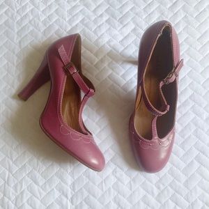 Mary Jane T Strap Heels